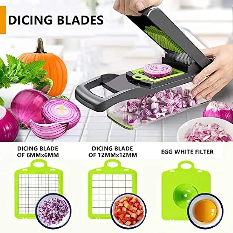 MU Multifunctional Stainless Steel Watermelon Cutter Slicer Handheld Round Divider