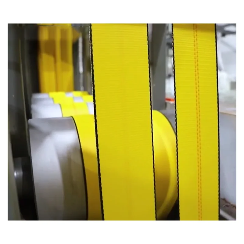 Hot Sale Customized Width High Tenacity Industrial Polyester Webbing For Lashing Straps