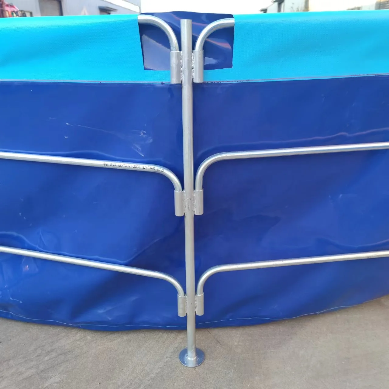 Flexible and foldable water tank tarpaulin fish tanks outdoor farming the largest plastic ponds for raising fish