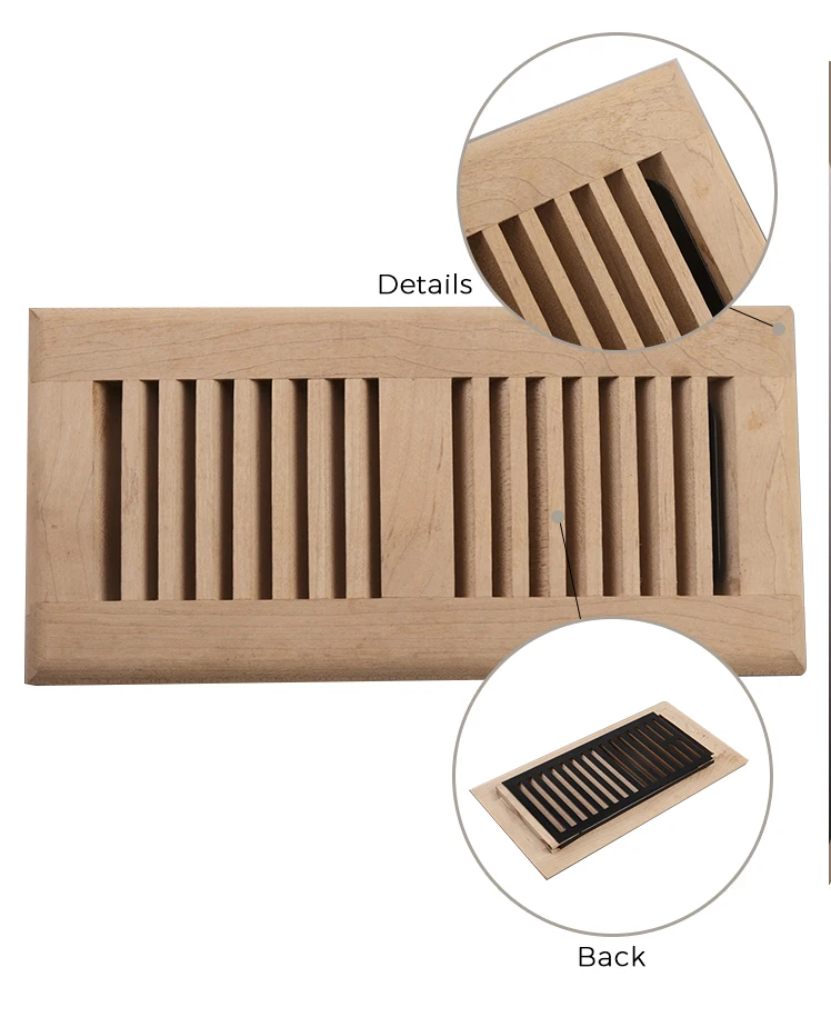 4x12 wooden  Return Air Grille