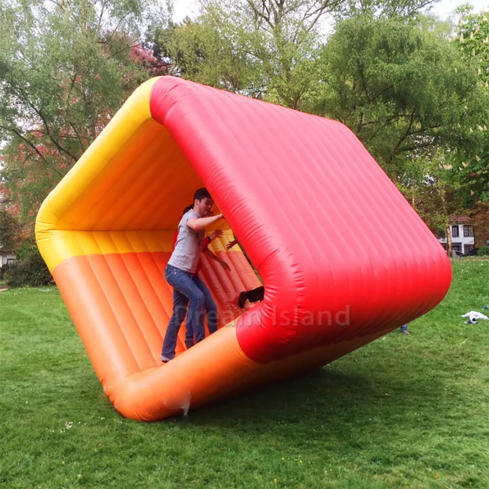 Commercial Flip It up Unisex PVC Inflatable Bouncer Portable Outdoor Sports Carnival Game with Air Pump and Blower