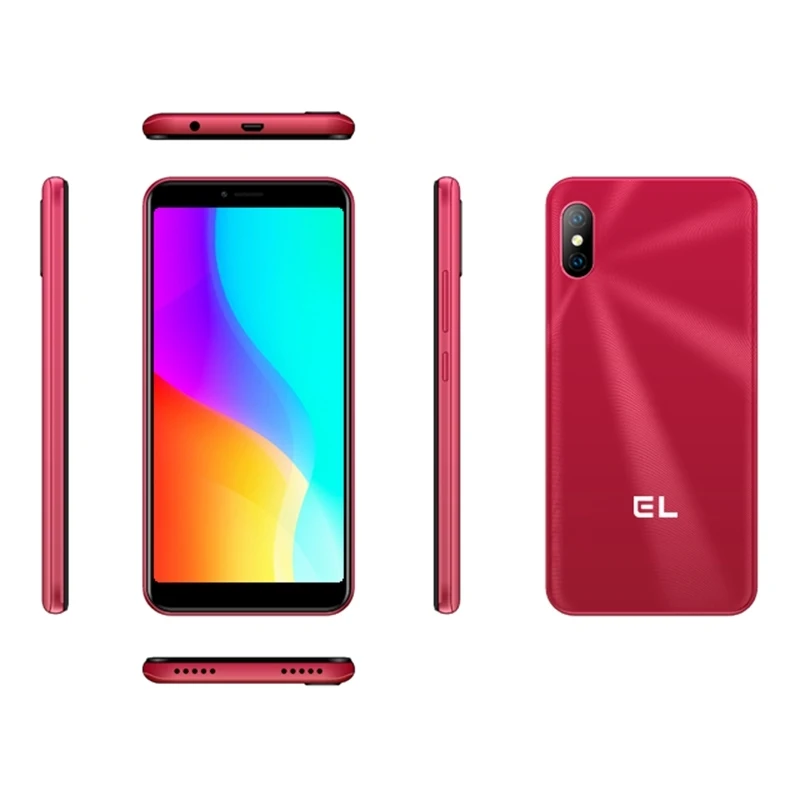 2022 Clearance Sale EL 6C 1GB+16GB Dual Back Camera Face Unlock 5.5 inch Android Smart Phone Dual SIM 4G Mobile Phone