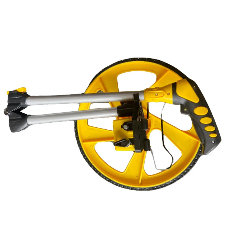 Telescoping digit walking rolling meter single precision measuring wheel distance measuring tool