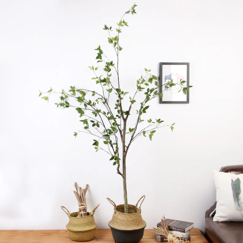 Indoor Decoration Plastic Bonsai Pot Faux Simulation Artificial Plant Trees