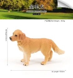 Wholesale Solid PVC Simulation Statue Model Animal Figures Dog Figures Animal Figurines Toys