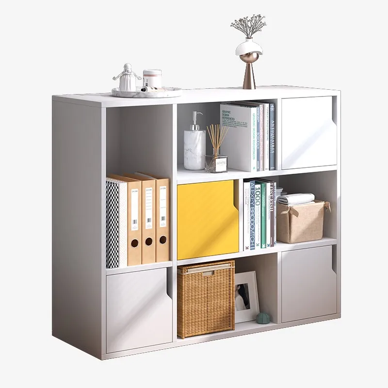 New Design House Wood Bookshelf Display Cabinet Table Folding Bookcase