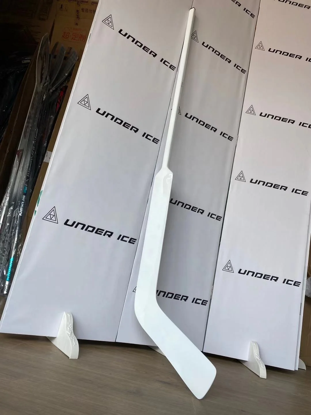 GOALIE Hockey Factory OEM Custom Black Carbon Ice Hockey Stick Senior INT Junior professional China Ice Hockey Sticks Goalie