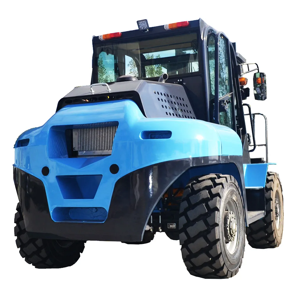 Free Shipping all terrain CE EPA 3000Kg 4000Kg Diesel Engine Forklift 3m 4.5m rough terrain  Forklift With Side Shift