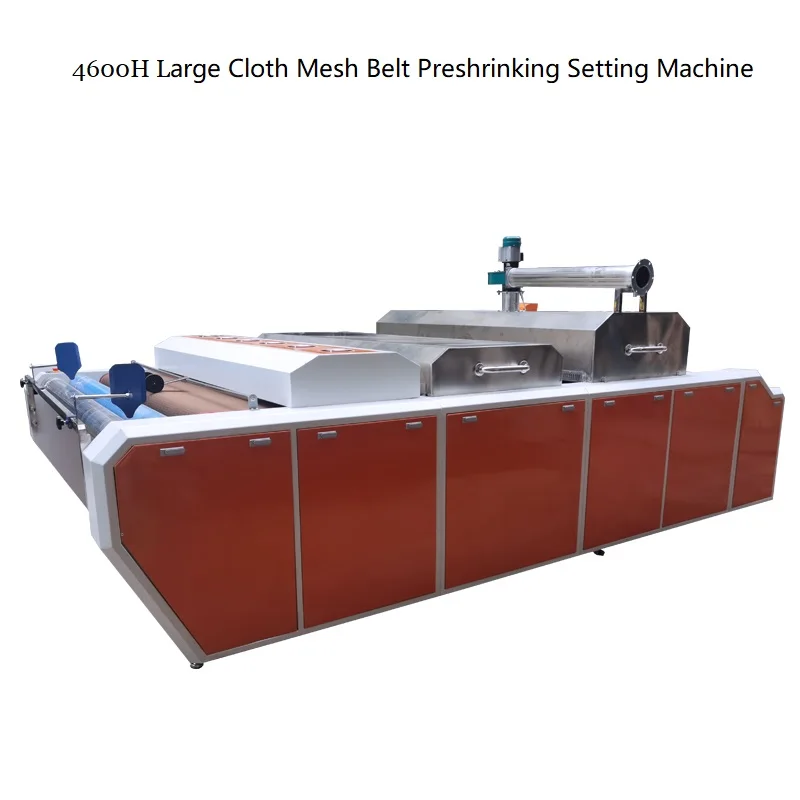 fabric shrinkage and forming machine for carpet sofa knitted polyester silk denim fabrics