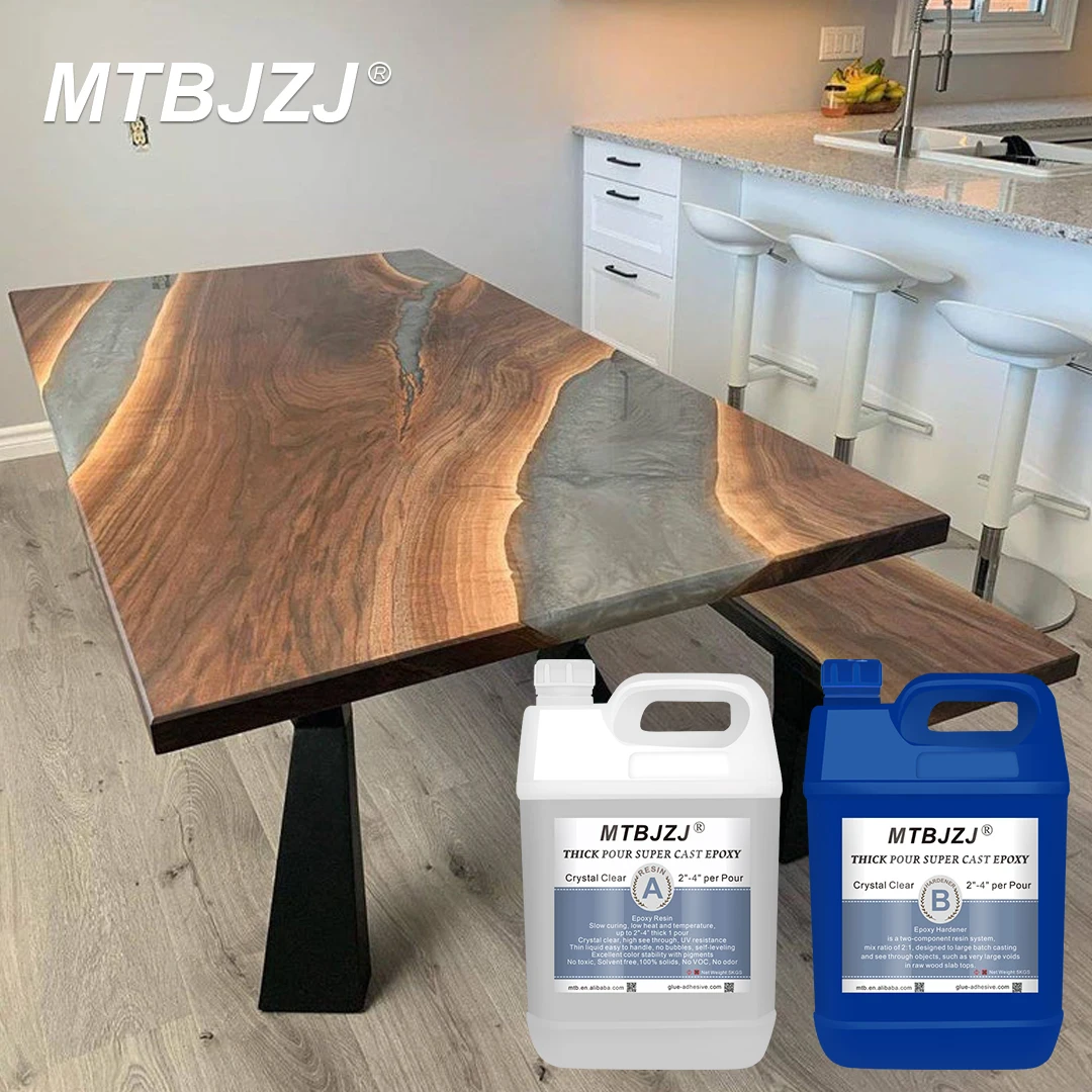 UV Resistance Deep Pour Rigid like glass Casting Resin Epoxy Resin and Hardener