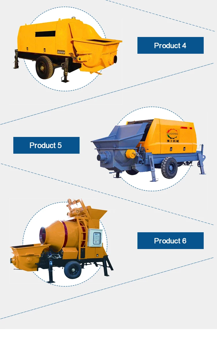 Portable Concrete Cement Mixer Machine Diesel Mobile Mini Concrete Mixers for Sale