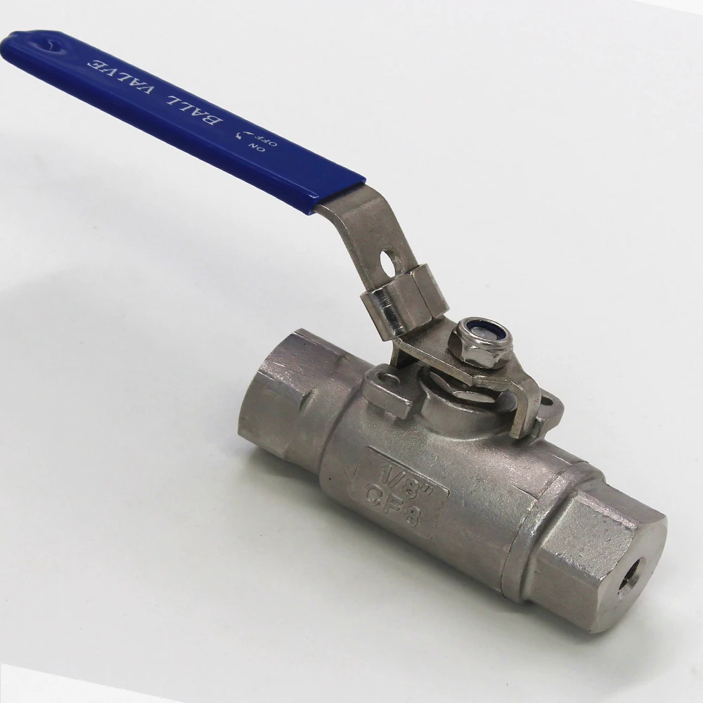 Нержавеющая сталь CF8 CF8M SS304 316 высокого давления 3000psi wog резьбовой концевой шаровой клапан для