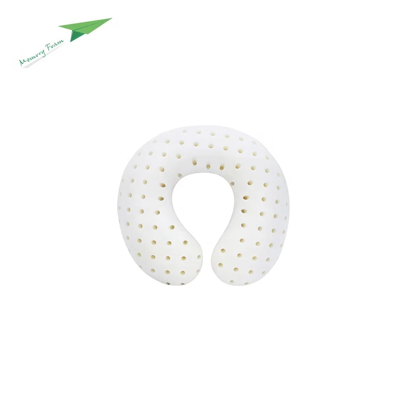 u shaped memory foam air cool travel neck massage support pillow