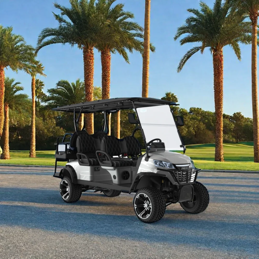 Green Power 2/4/6 Passengers Street Legal Electric Golf Cart Customized Seat And Colour Electric Golf Cart for Adults