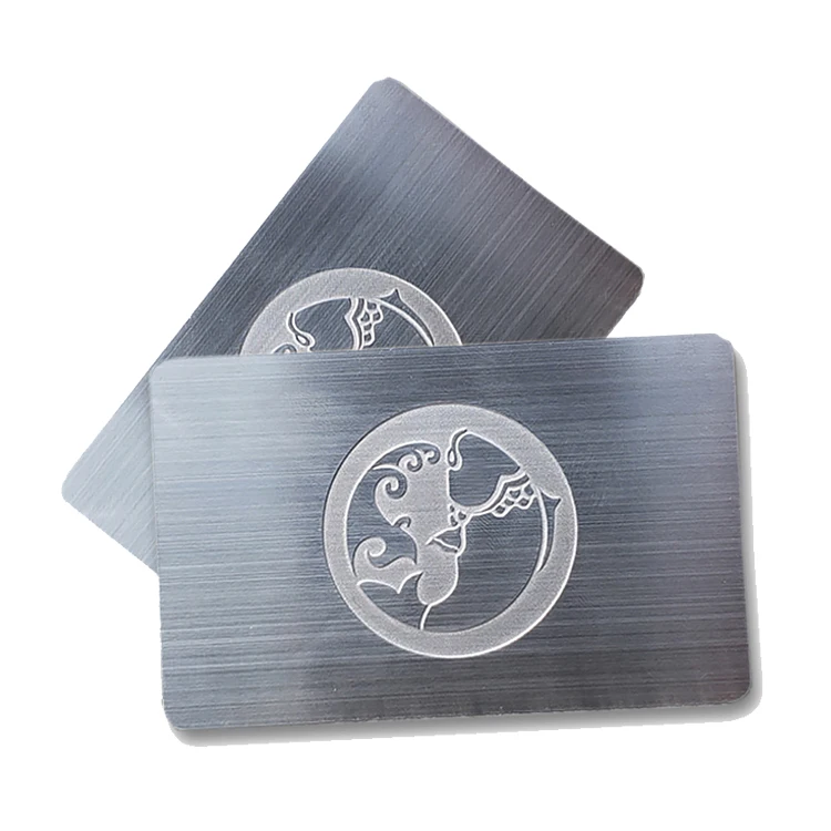 Custom Name Logo Casting Gold Luxury Aluminum Business Stainless Steel Mirror Card Metallic Card Metal Custom Card Business