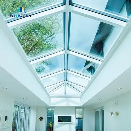 sunray intelligent induction automatic sunroof aluminum alloy glass high performance sunroof fixed window