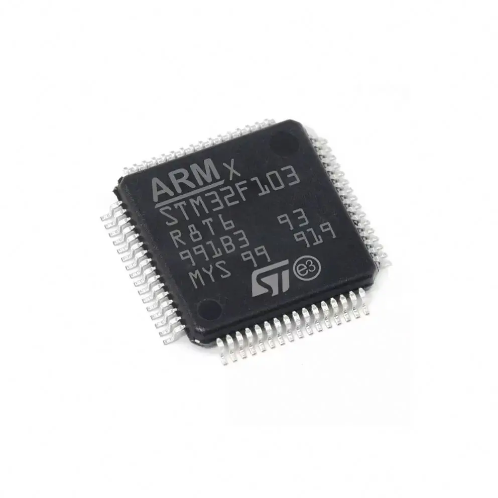 Xinborui Integrated Circuits ARM Cortex -M3 STM32F1 Microcontroller IC 32-Bit Single-Core 72MHz 64KB FLASH STM32F103R8T6