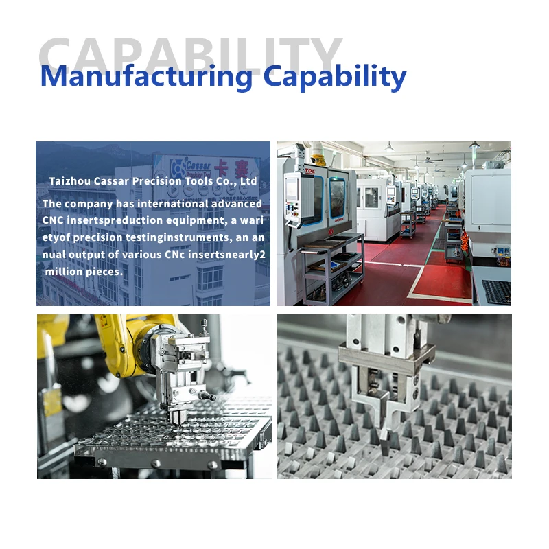 Cassar Manufacturers Turning Tool Inserts CNMG DNMG TNMG VNMG VCGT DCGT Milling Inserts Metal Lathe Tooling Carbide CNC Insert