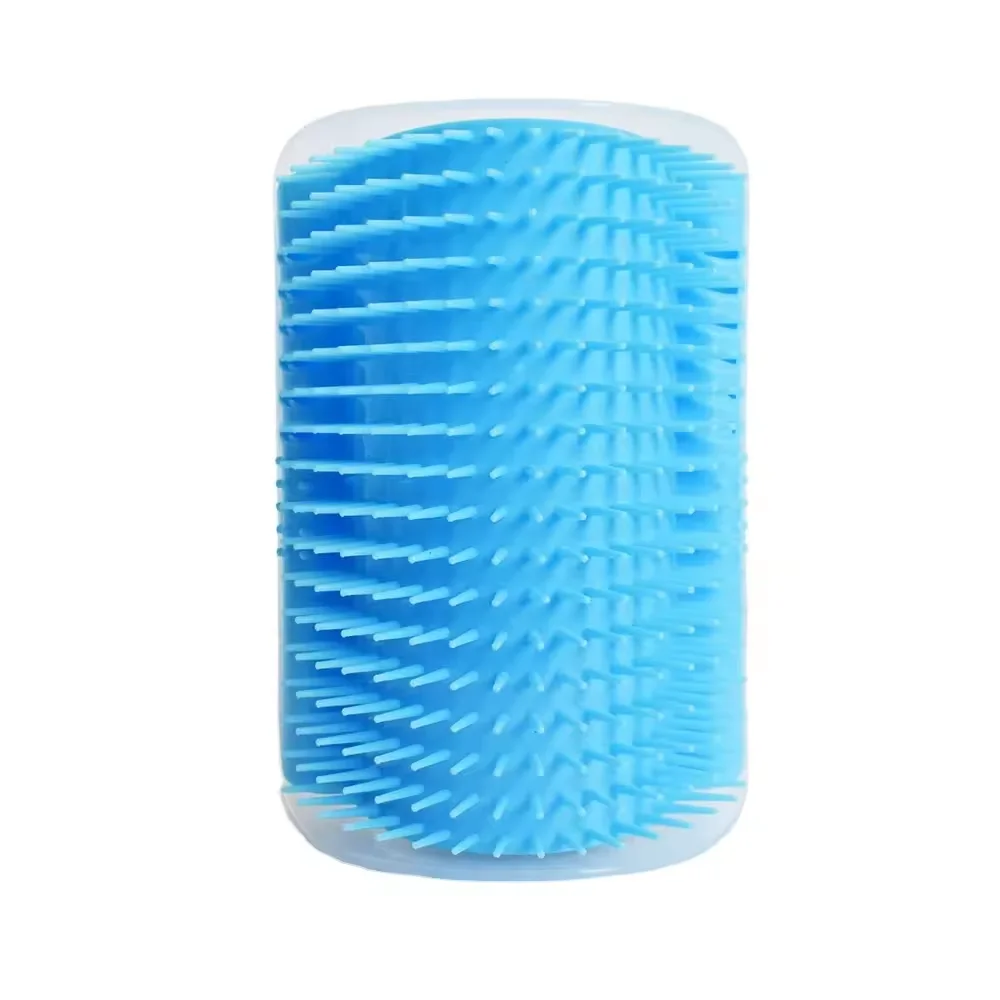 Pet Products Cat Self-Beauty Container with Catnip Bag Cat Horn Massage Comb Grooming Brush Tool for Kittens and Puppies