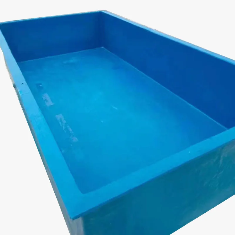 Factory customization high quality fiberglass above ground breeding with window aquaponics larval hatchery fish tank aquariums