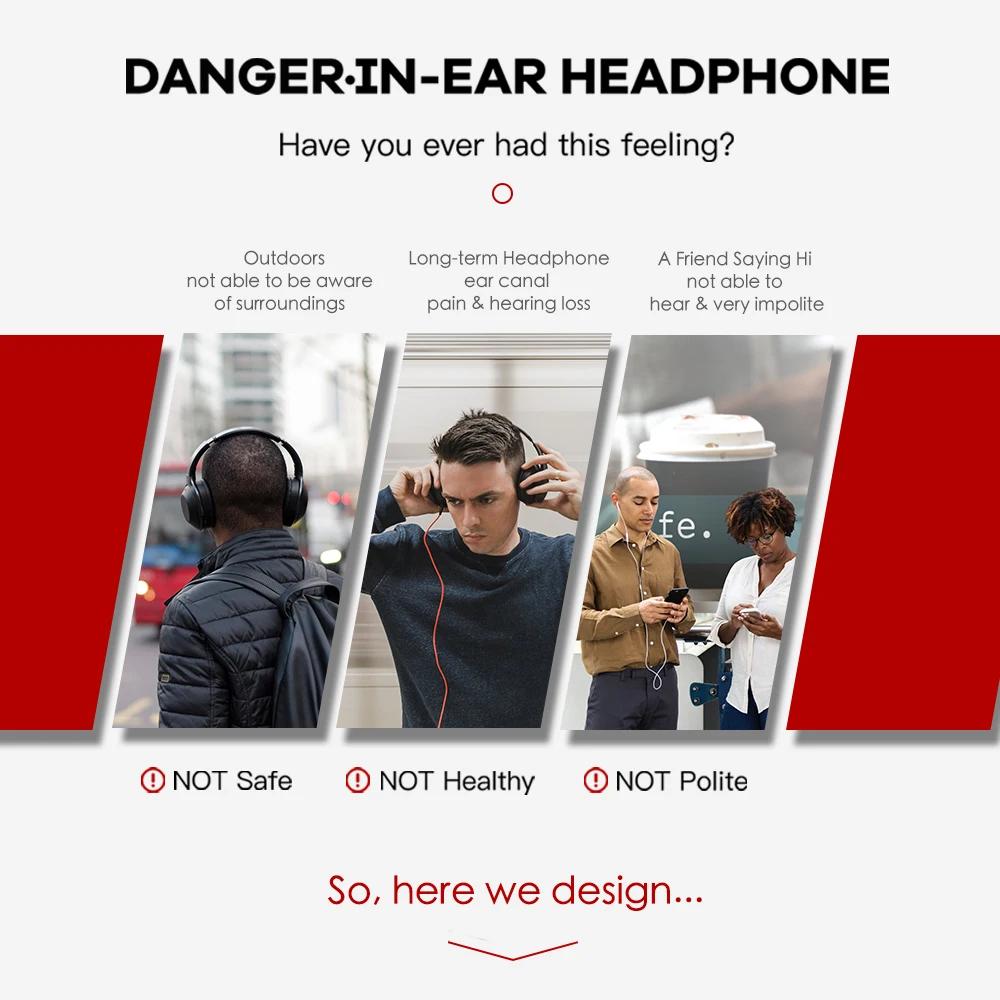 waterproof bluetooths wireless handsfree headphones bone conduction with mic bass stereo ear hook earphone
