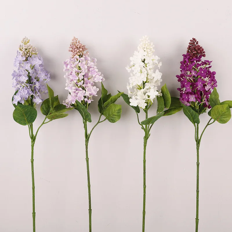 Beautiful lilac flower wedding decoration photography props wedding venue floral arrangement silk lilac