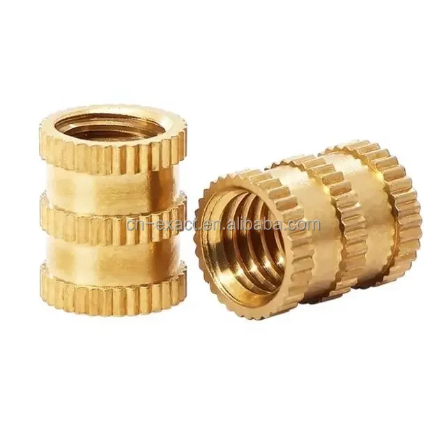 Factory Fastener OEM DIN 16903 brass knurled threaded insert nuts