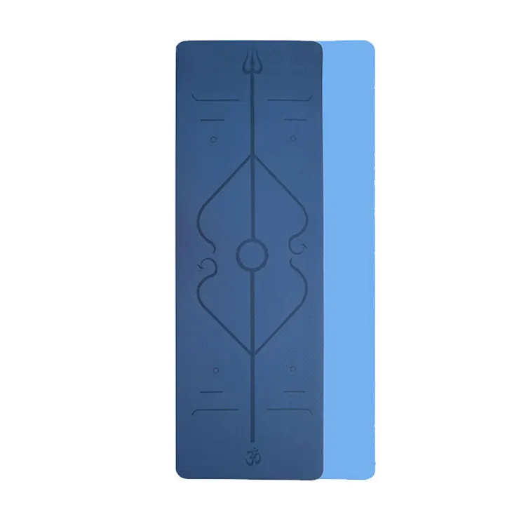 Custom Fitness high density Non Slip Yoga Exercise TPE Yoga Mat