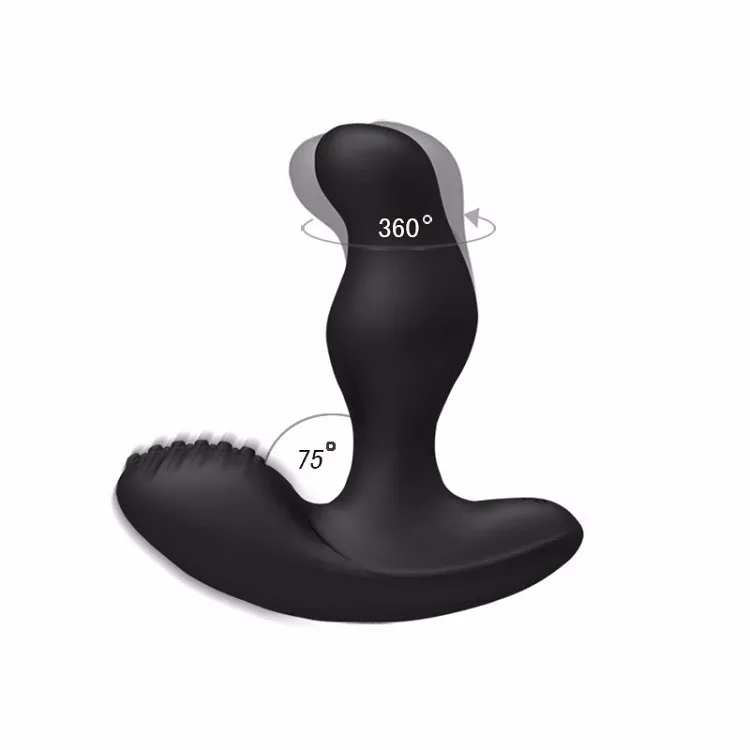 LEVETT Caesar Prostate Massager Vibrator 360 Degree Rotating Remote Control Anal Sex Toy for Men