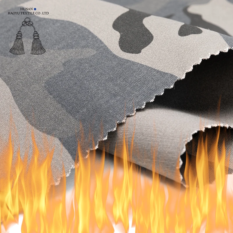 High quality woven fireproof fabric flame retardant cotton fabric of workwear