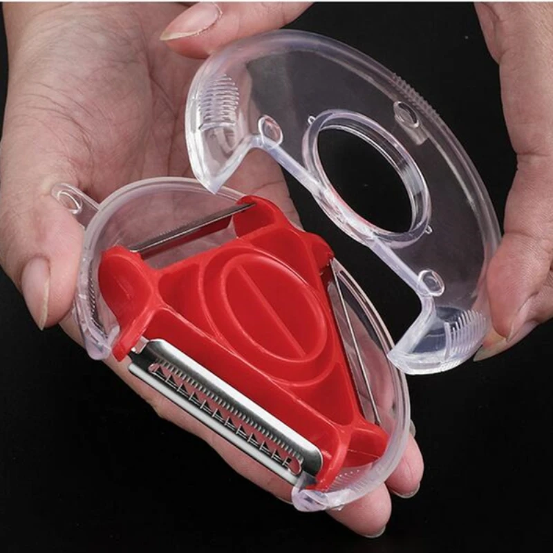 Magic Trio Peeler Set Slicer Stainless Steel Peeler Shredder Julienne Cutter Multi Peel Blade Zesters Grater Kitchen Tool