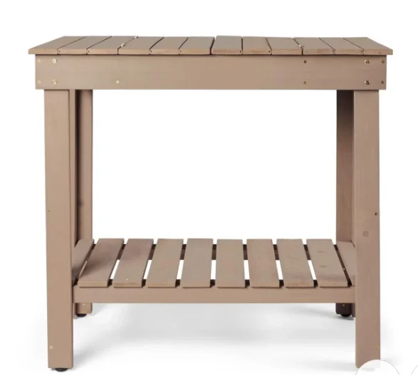 Factory OEM Station Grow Raised Seed Bed Workstation Wooden Flowerpot Planter Shelves Rack Garden Potting Bench Table