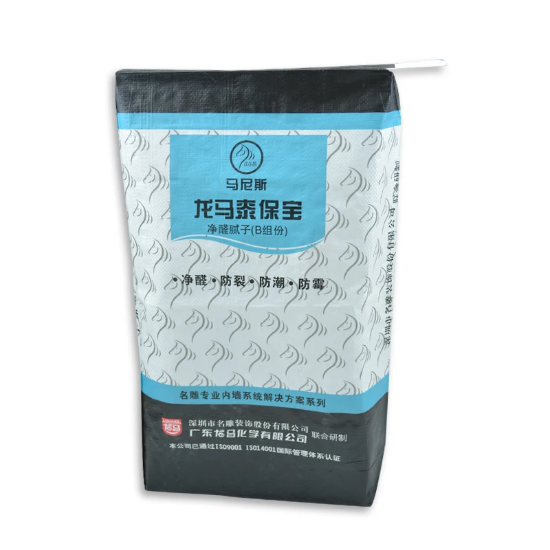 
50kg 25kg square bottom industrial plastic pp woven ad star cement bulk bags 