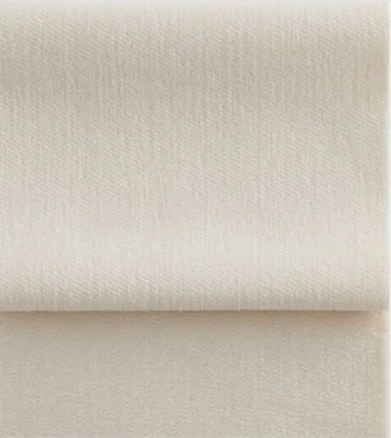 French Light Luxury Cream Color Velvet Linen Pinch Pleated Curtains For Living Room