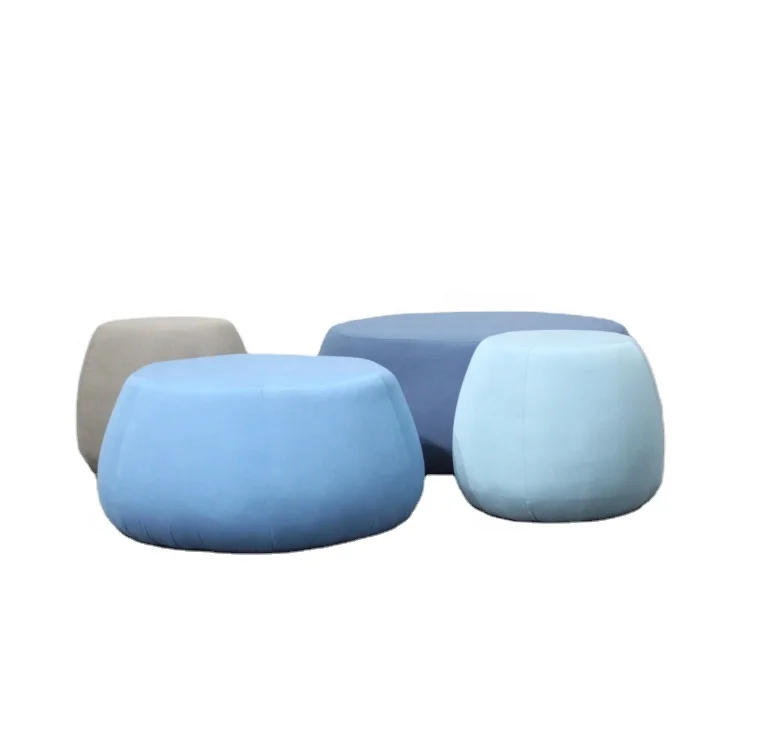 Стильный пуф ручной вязки для дома и улицы, удобный напольный Пуфик для детской комнаты