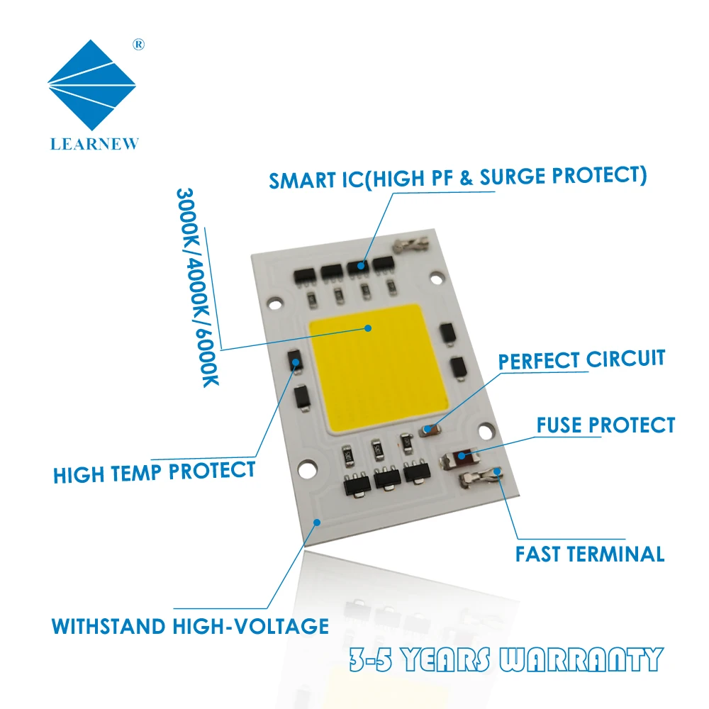 Outdoor lighting Manufactured 4060 SERIES AC 200V 220V 230V 240V 30W  led chip 50w AC COB LED Chip
