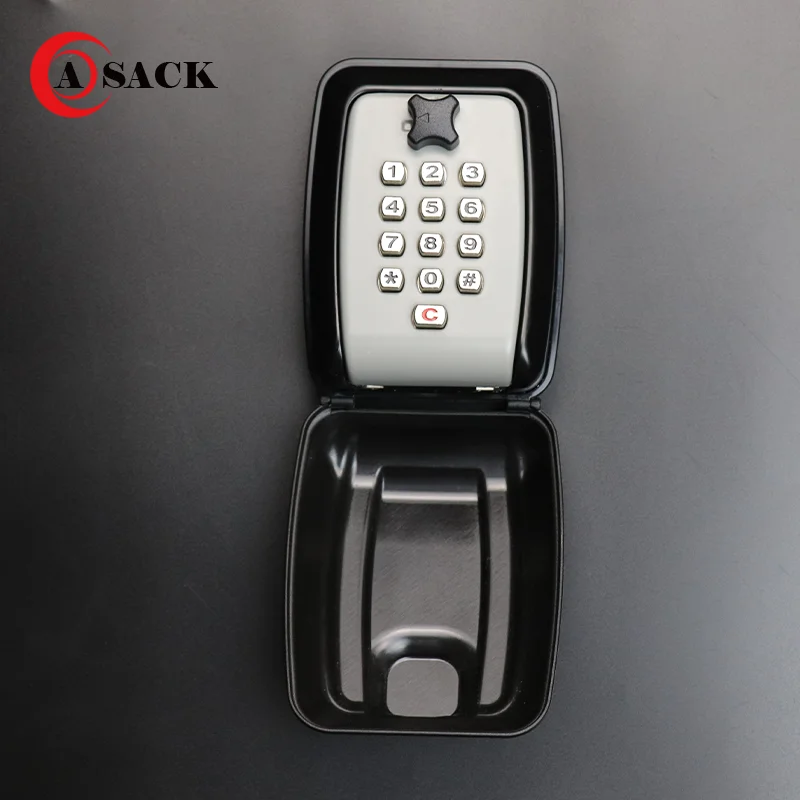 G14  12 digit Password button lock box Outdoor Wall Mounted Safety storage Waterproof Button Combination keypad Key lock Box