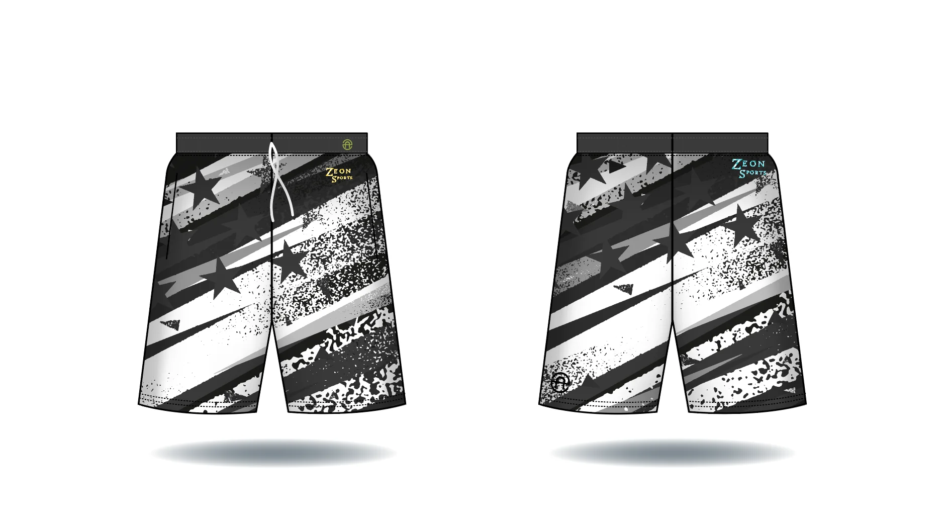 New design high quality quick dry sports shorts Sublimation Printing basketball shorts