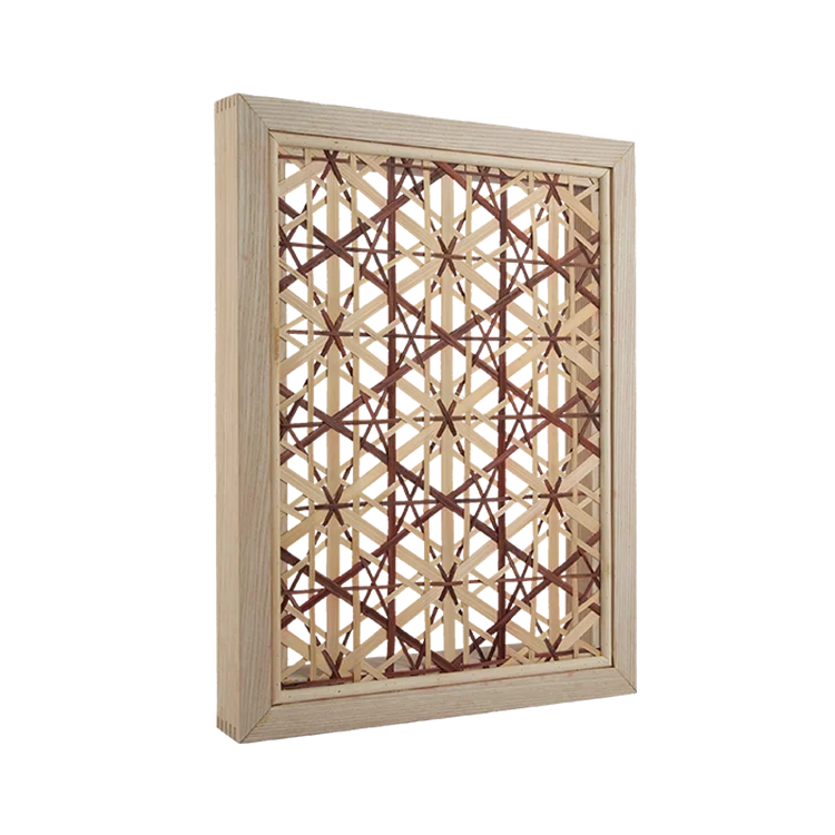 MUMU Manufacturing 2023 Newest Design Nordic Wicker Decorative White Rattan Cabinet Doors