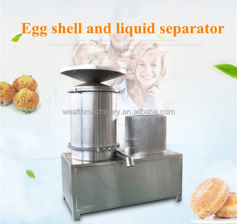 Fully automatic poultry egg shell and liquid separation machine chicken duck goose egg shell breaker egg separator machine