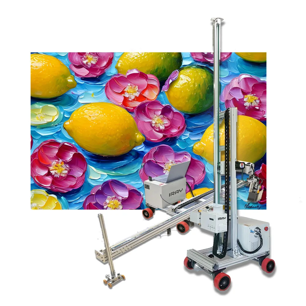 Spray Painter 3d Painting Machine Wall Printer Vertical Wall Inkjet Automatic Ground Floor Ground Graffiti School Wall Printing