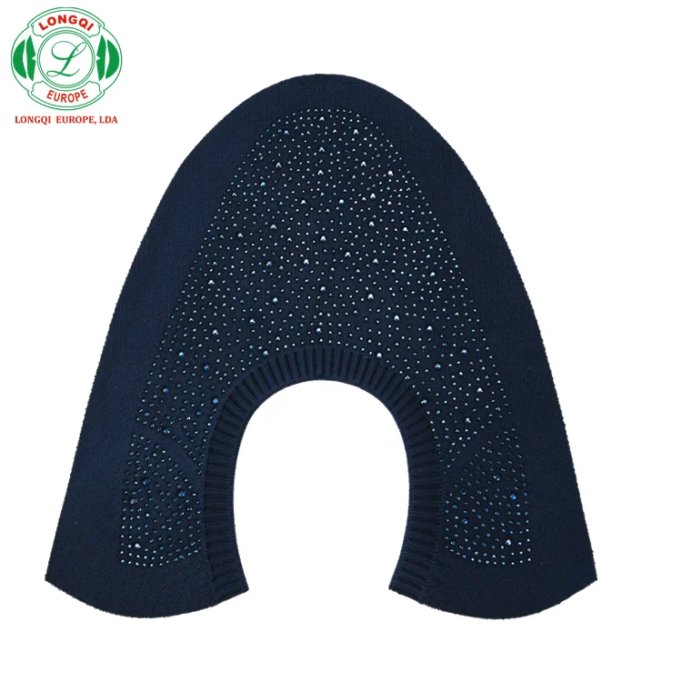 Comfortable soft semi finished knitting shoe upper flying woven knit upper