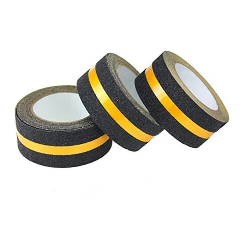 Solvent Black Yellow Floor Adhesive Safety Waterproof Sole Reflective Stripe Anti slip Tape