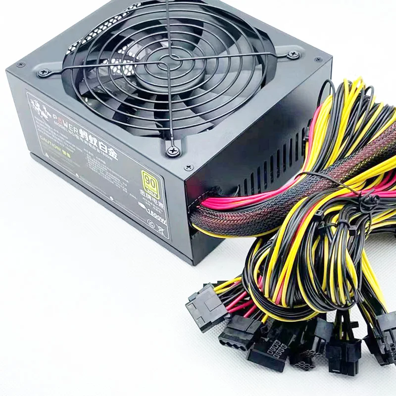 Блок питания ATX для настольного компьютера 1600 Вт 100% тест на старение при полной нагрузке немодульный источник поддержки 8