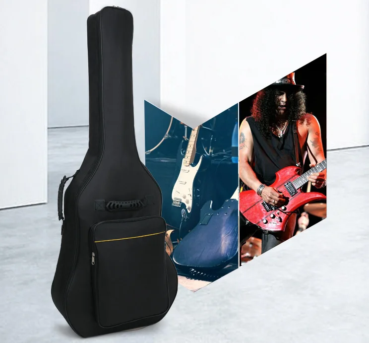 41inches Dual Adjustable Shoulder Strap Acoustic Guitar Bag Waterproof Oxford Cloth Stringed Instruments Parts & Accessories