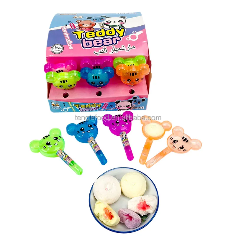 halal cartoon shape Center Filled marshmallow candy