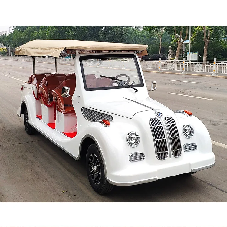 Прямая продажа с фабрики для взрослых экскурсионный антикварная мини-4 колеса курорт гольф-карт в винтажном стиле Электрический классического автомобиля для продажи