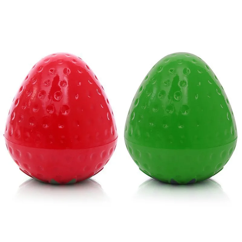 Fashionable Cute Tomato Strawberry Fruit Lip Gloss Fruit Flavor Long Lasting Moisture Lip Balm