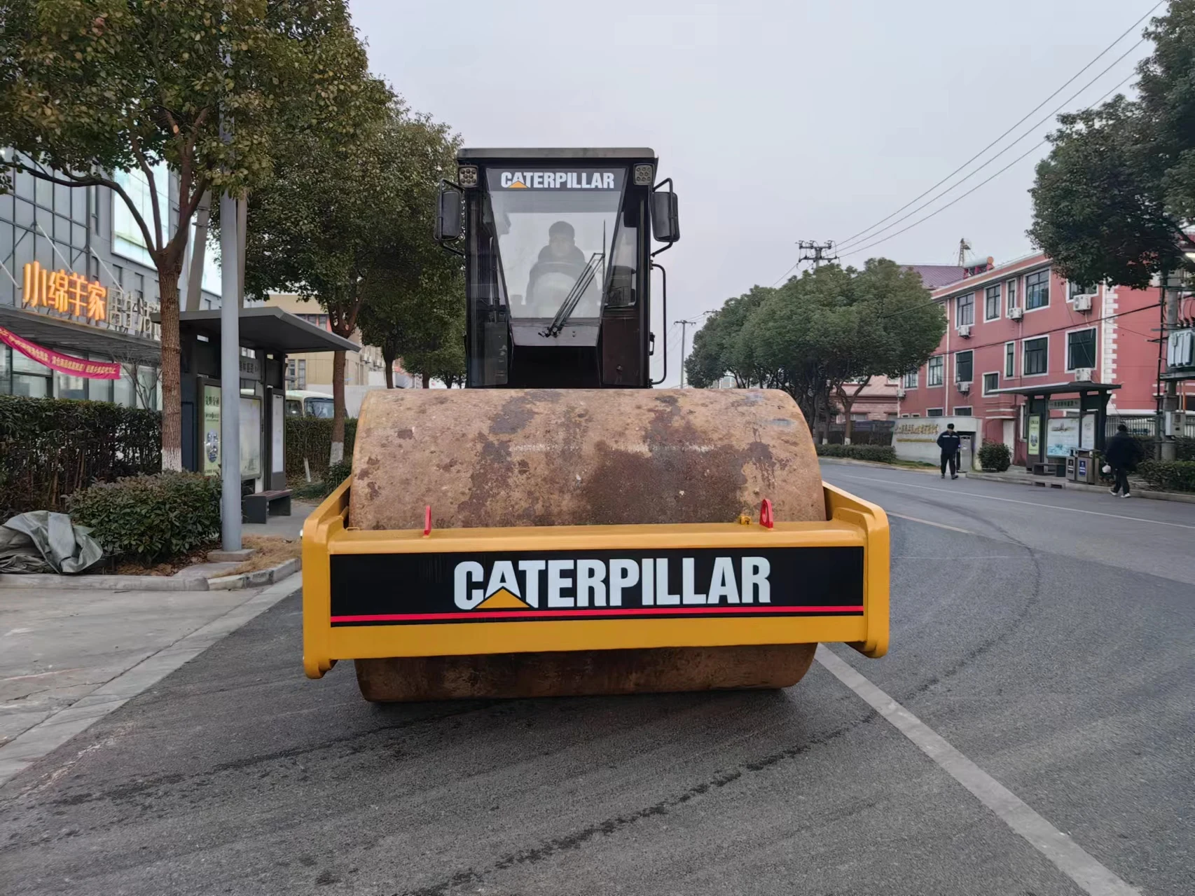 Used Caterpillar 683e Road roller Second hand Caterpillar Equipment 683e Compactor road roller for sale