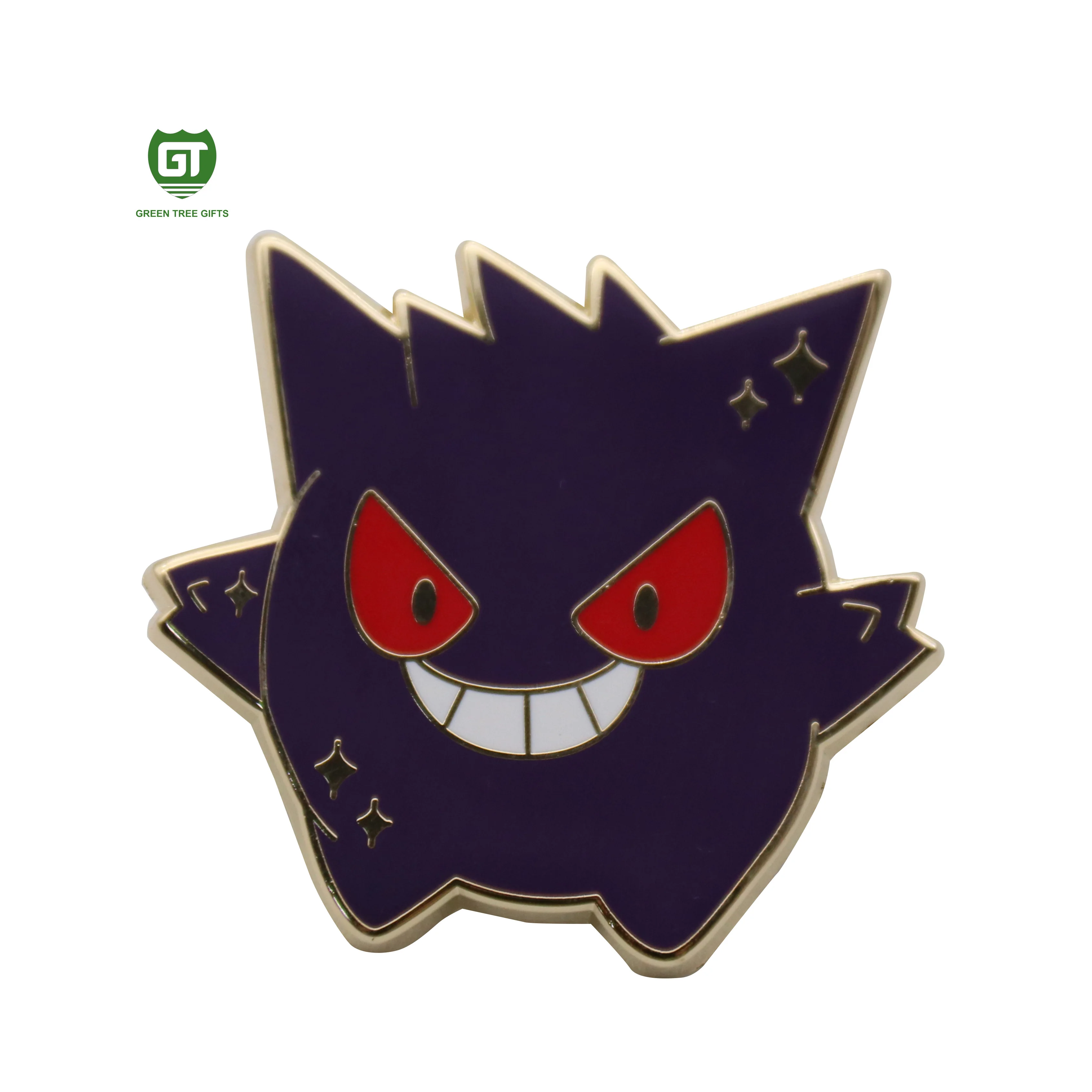 
Permanent Carton Animal lapel pins hard enamel custom 